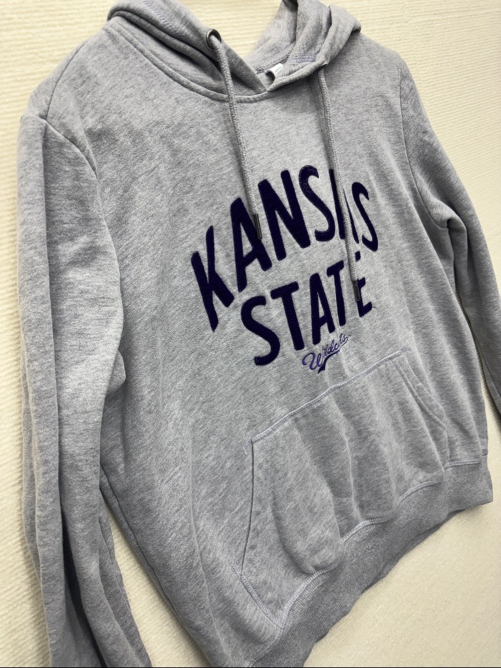 Kansas State Gray Pullover Hoodie - Wildcats - Picture 2 of 8